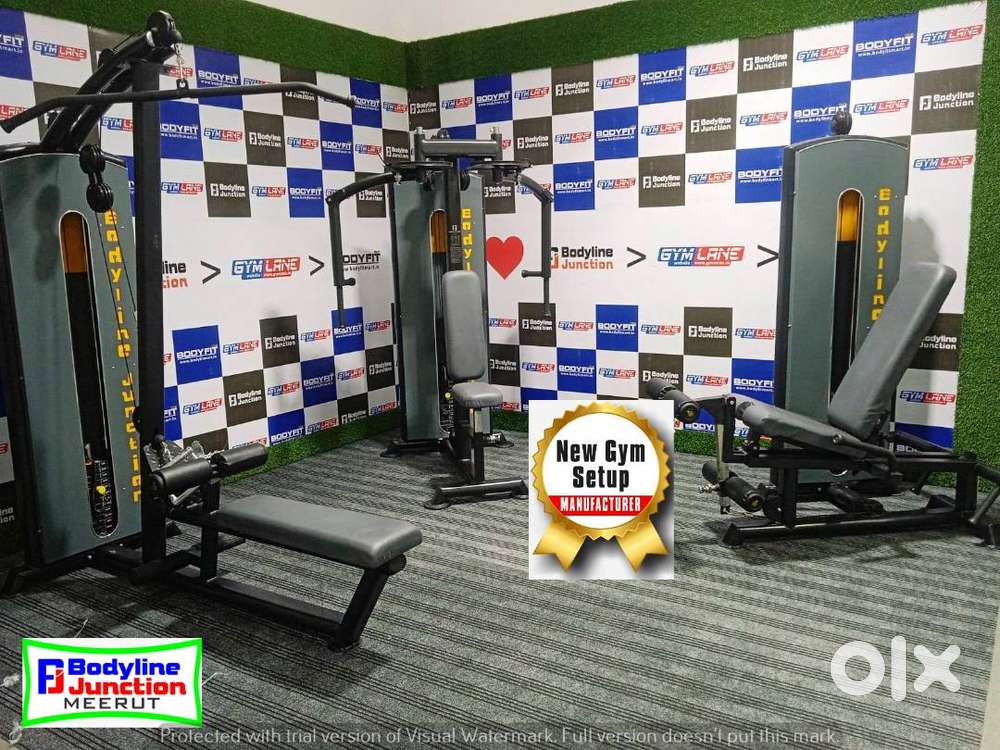 Get heavy duty gym equipment with imported look and heavy duty.