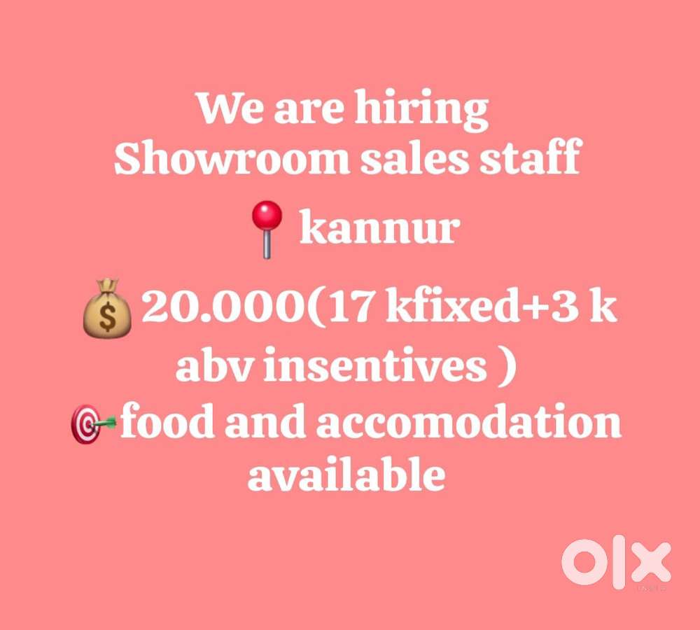 Showroom Sales.Kannur