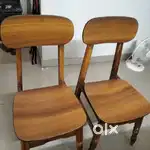 Wooden dining table