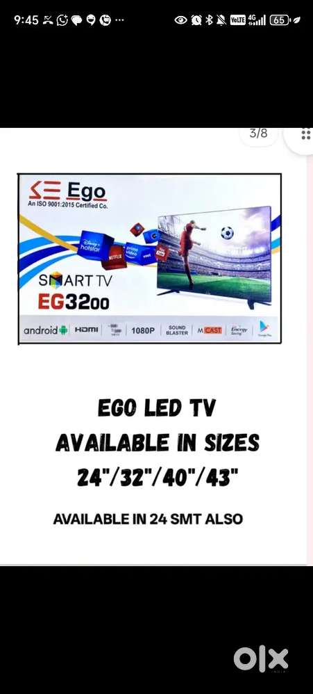 50 inch nd 55 inch nd 65 All size Android smart led TV new seal 4k
