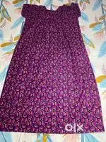 Elegant cotton printed nightwear