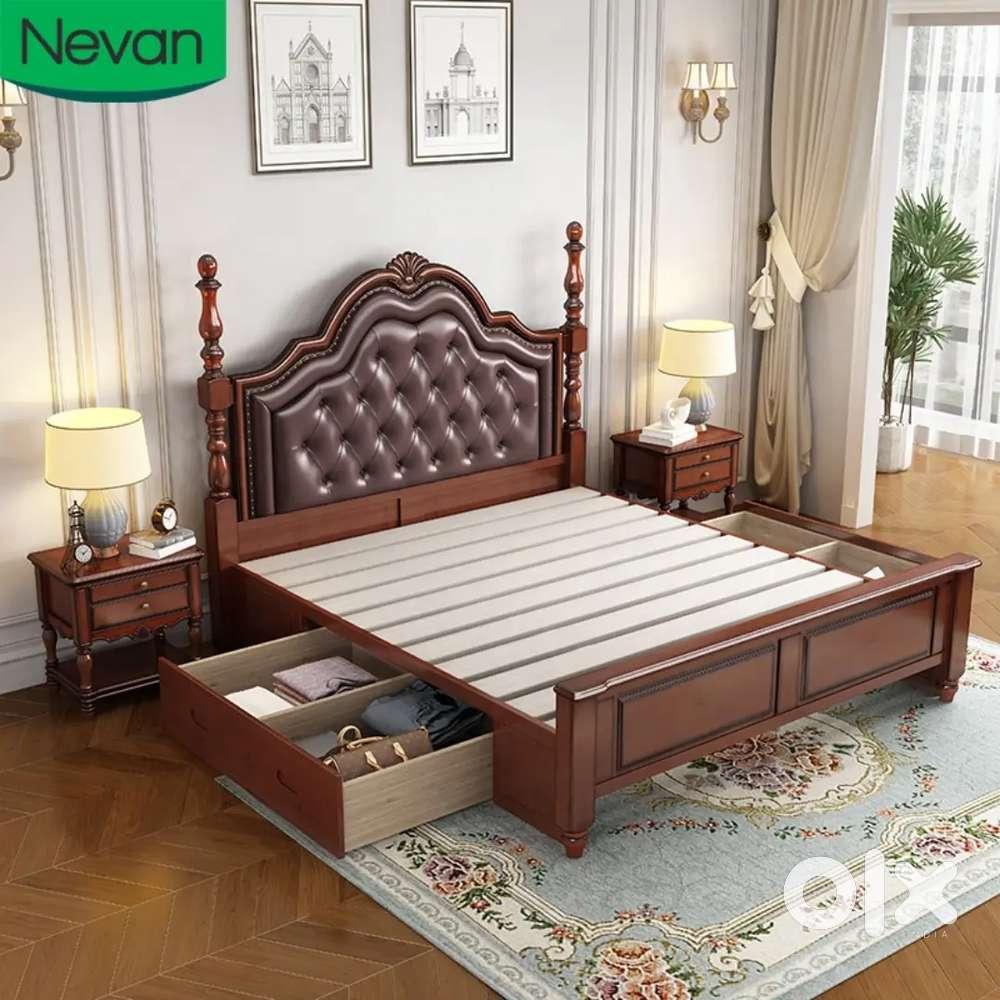 Budhwar sale buy new double bed with storage 6999 EMI available