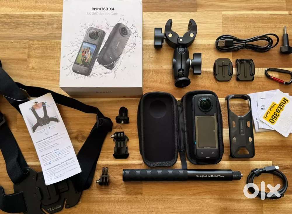 Used Item Insta360 X4 ONE X4 8K 360 Action Camera.