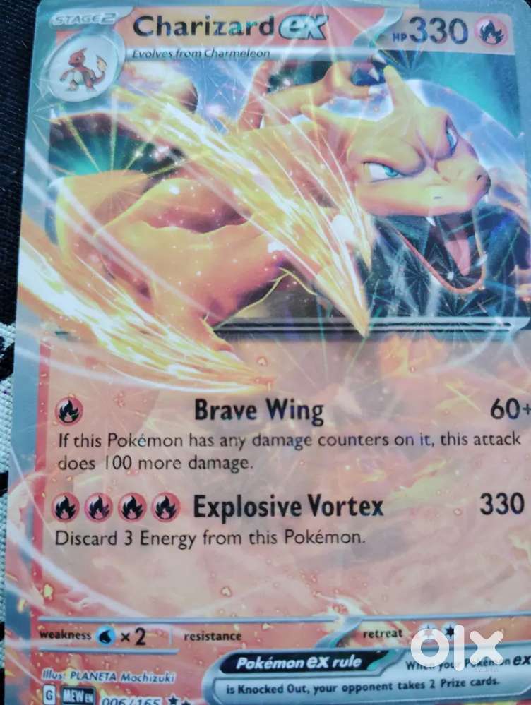Pokemon card charizard