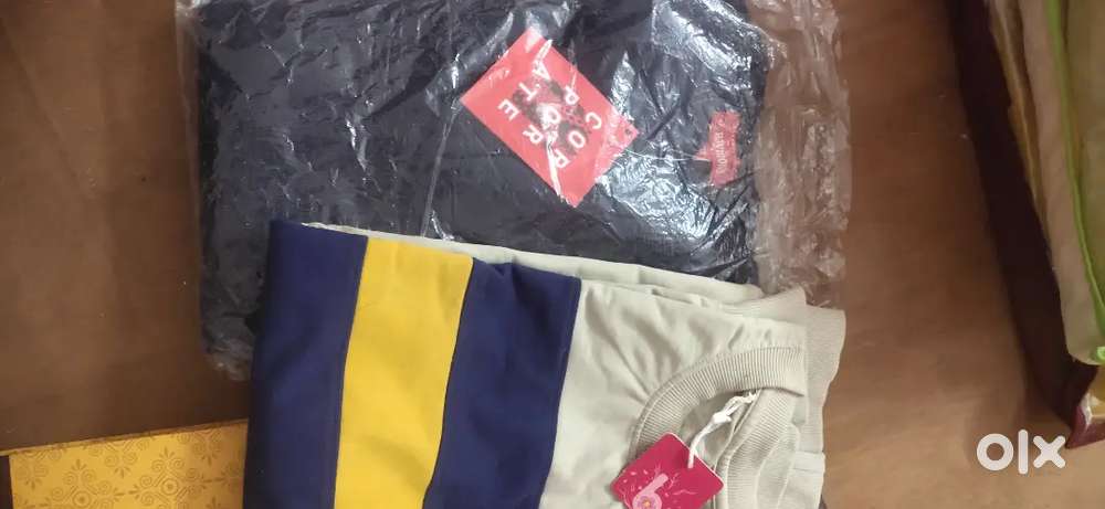 Grey sweater (Raymond )and hudi both are new