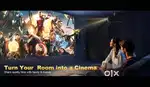 Buy 300Inch 4K Projector For Home ,Office Cafe For Movie on Big Screen