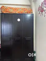 3-Door Premium Engineered Wood Wardrobe – Almost New