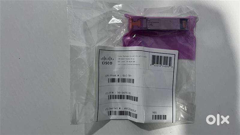 Cisco SFP-10G-SR / Class 1 & Cisco SFP-H10GB-CU1-5M