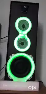 JM TECK  DJ TOWER PRO  tower bluetooth With,USB,FM RADIO,LED LIGTH,MIC