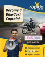 RAPIDO VADAPALANI BIKE TAXI ONLINE ACTIVATION FROM ANYWHERE IN CHENNAI