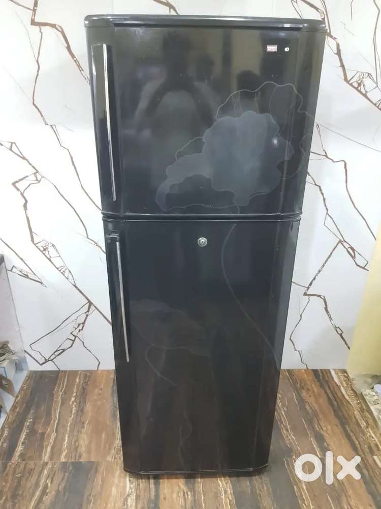 Samsung flower black double door refrigerator #$