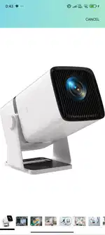 WZATCO Yuva Go Android 13.0 Smart Projector, 1080P & 4K Support,