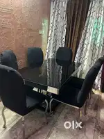 Glass Dining Table 6 seater