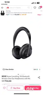 Bose noise cancelling 700