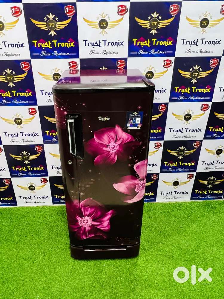 Chocolate color 190ltr whirlpool single door fridge