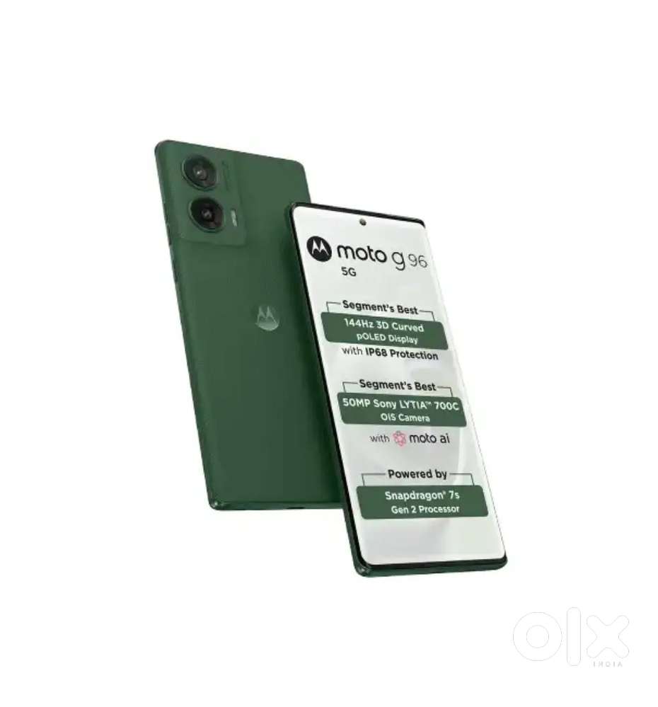 Moto g96 5G  8/128 Brand new with cover