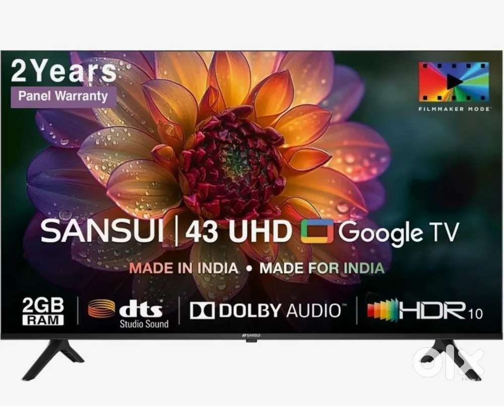 Sansui led 43 inc 4k google tv for sale Brand new condition