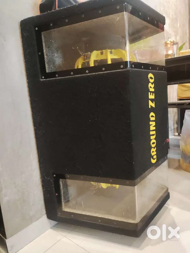 Ground zero music system with Audiobahn amplifier