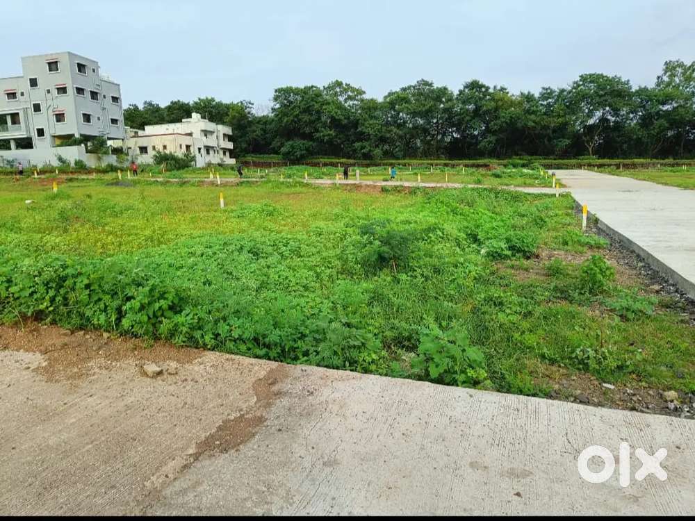 Selling 1492sqft plot at somatne phata at a rate 29.5lacs
