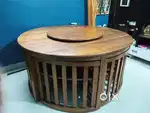 Round dining table 6 seater