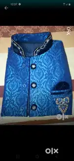 Blue servani with matching leggings