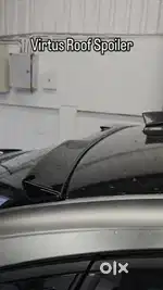 Virtus Slavia roof spoiler abs plastic piano black batman style