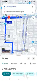 Very near to kalyandurgam main road