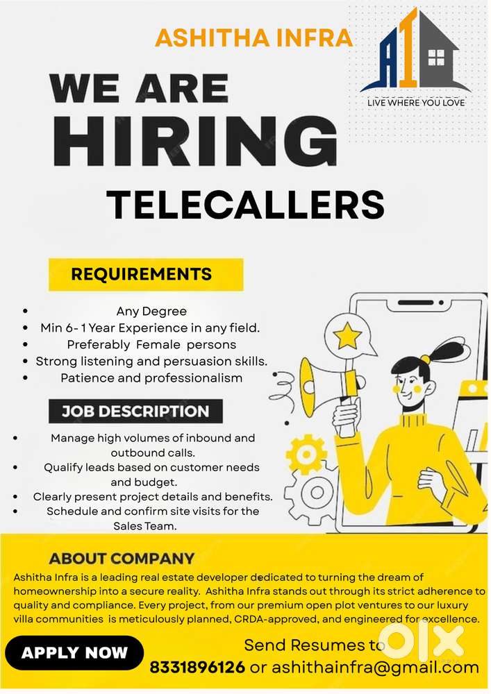 Tele Calling/ Sales Executive