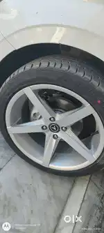 17 inch alloy and tyres only 500 km running