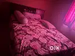 Queen Size Storage Bed + Wakefit 6” Mattress  Well maintained