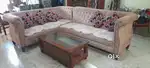 L Shape 6 seater sofa and tea table