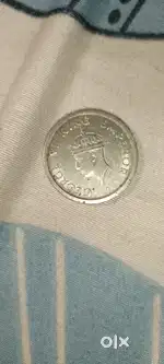 Old coin 1947 sikka one rupee sell