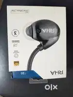 RHA T20i High Fidelity Black with microphone Dual Coil In-E
