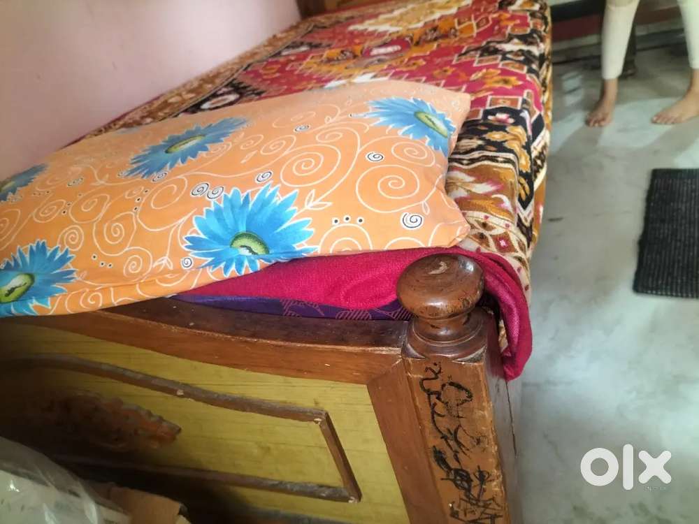 Wooden bed