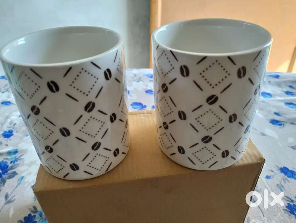 Milk mug coffee printed design 320 ml.