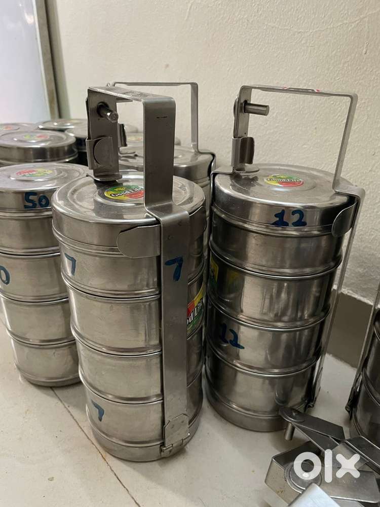 Steel tiffins