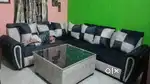 L tipe sofa 7 शिटर