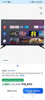 Lloyd new TV 32 inch