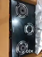 Sunflame Glass 3 burner gas stove