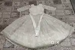 Cinderella frock (off white colour) for girl 7-9 years