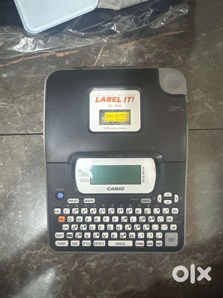 Casio label printer in Excellent condition