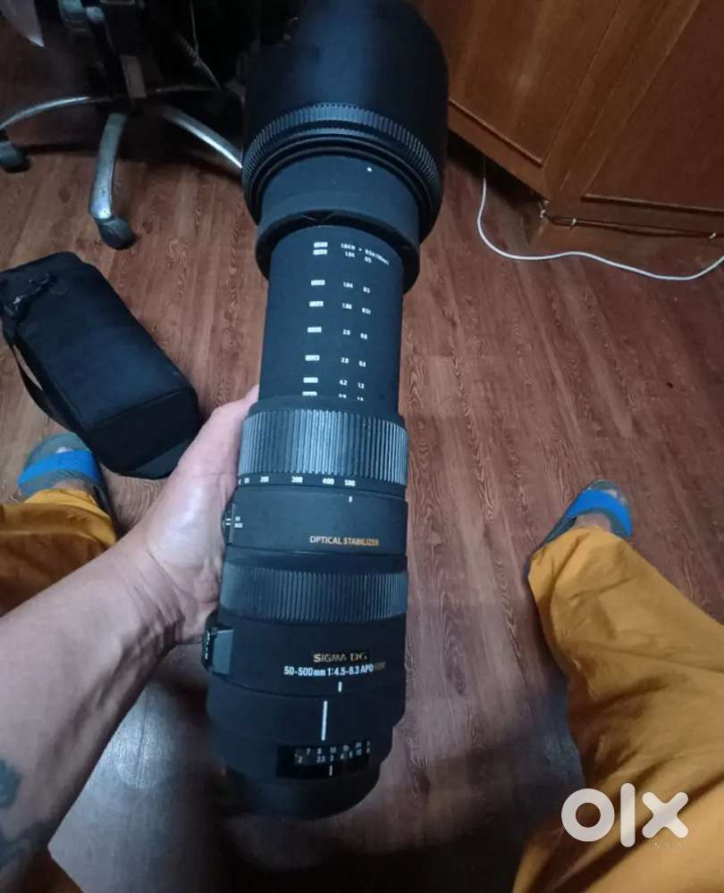 Sigma 50-500 f 4.5/6.3 apo hsm os lens for sony A mount