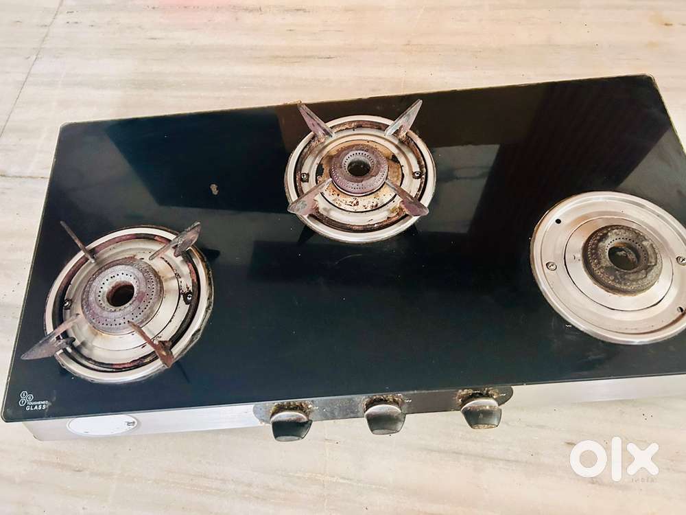 3 burner gas stove