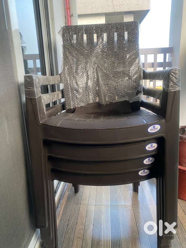 Brand new plastic moulded chairs