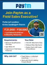 Hiring for Sales team in Paytm