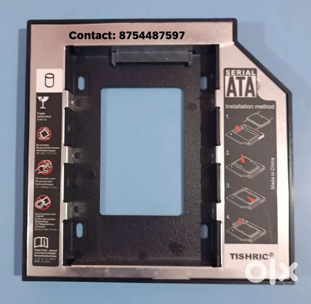 Caddy for SSD and HDD, Optical Bay 2nd Hard Drive Caddy for laptop