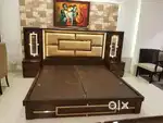 Upto 70% of buy new double bed with box 5990/-किस्तों में  भी मिलता है