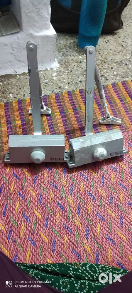 2 Silo Premium locks aluminium double speed hydraulic door closer