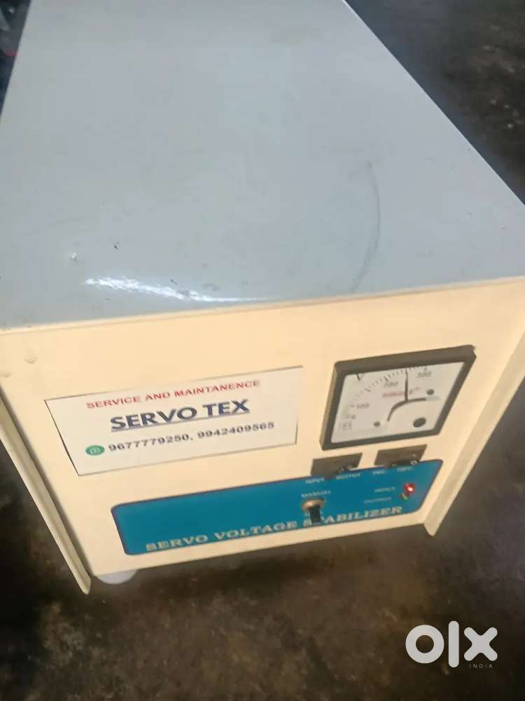 7.5kv servo stabilizer single phase used sales
