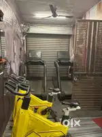 Heavy duty less used gym setup